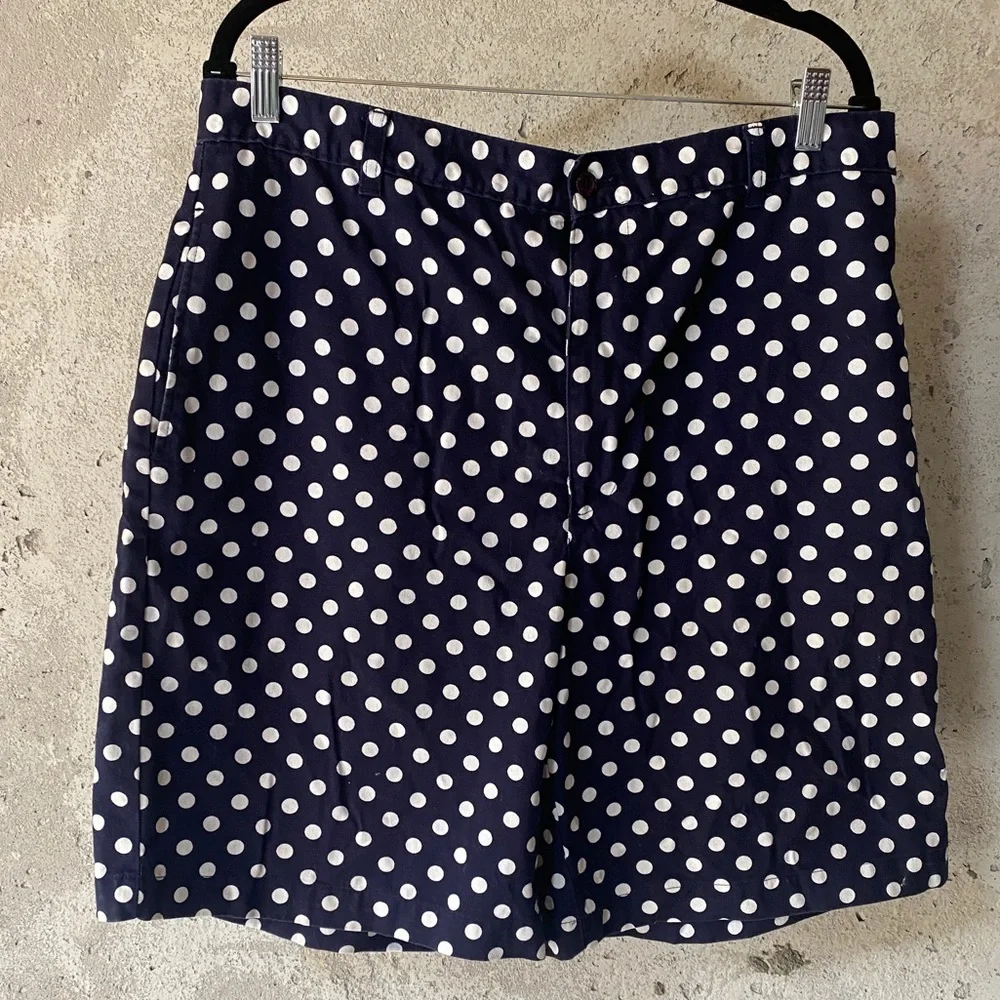 Vintage J.Crew polka dot high waist shorts - Picture 1 of 6